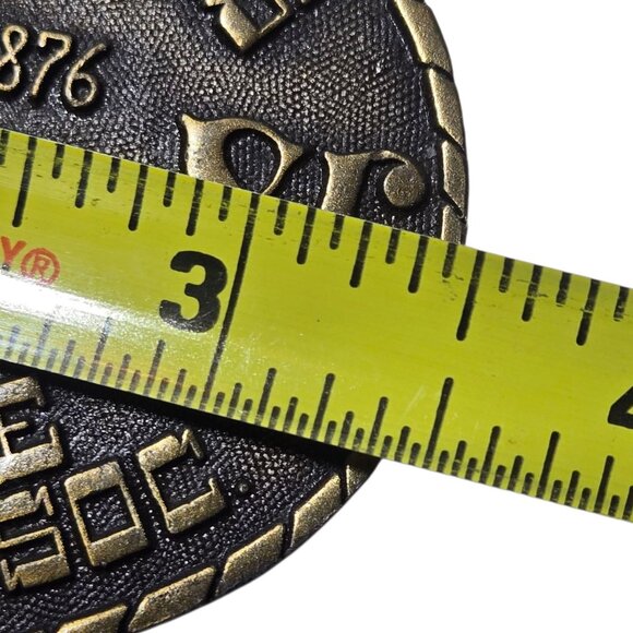 Barbed Wire Collectors Belt Buckle 1985 William Watkins Barbwire Wichita Kansas - Picture 3 of 11